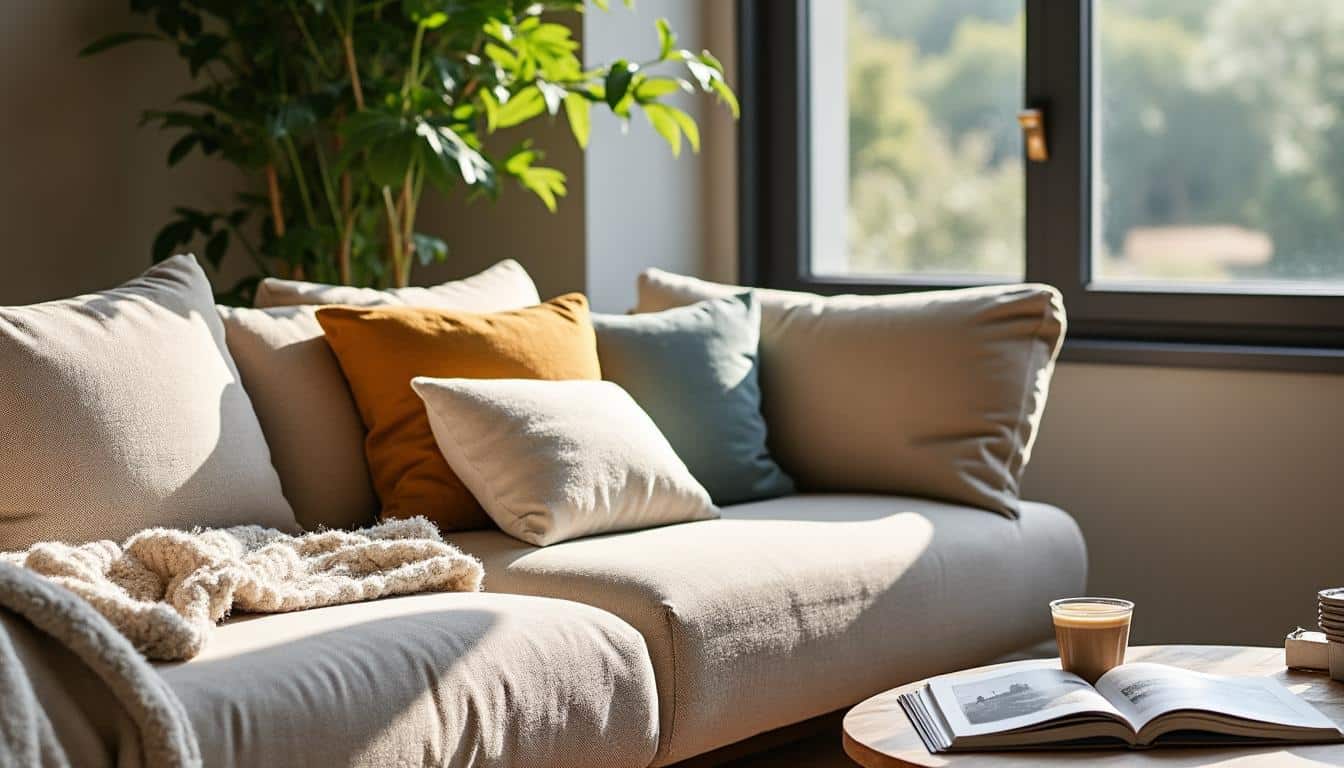 Inspirations pour un canapé moderne avec des coussins à franges