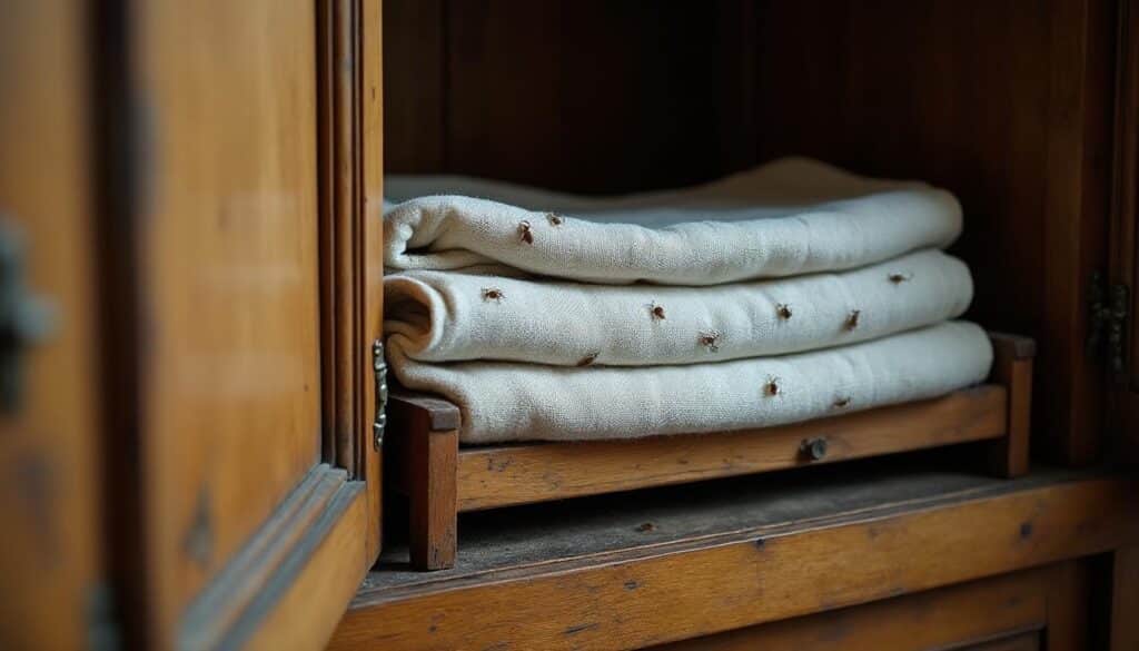 Insectes dans l’armoire : comment protéger le linge sale