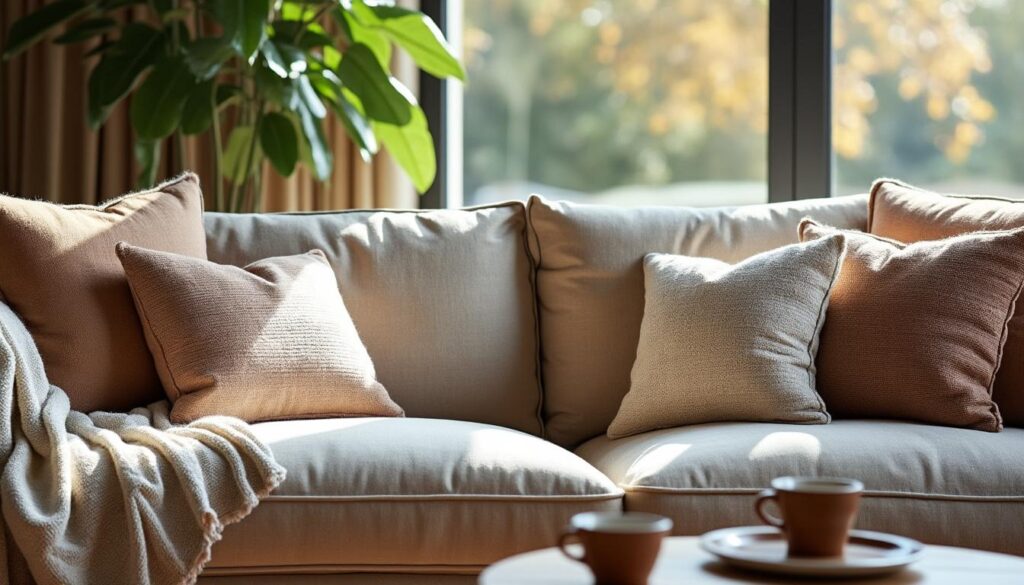 La place des coussins à franges dans la tendance décoration actuelle