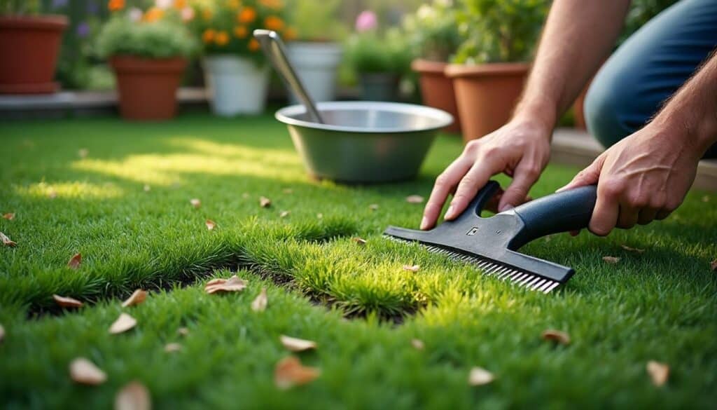 Les meilleures astuces efficaces pour l'entretien du gazon sur la terrasse