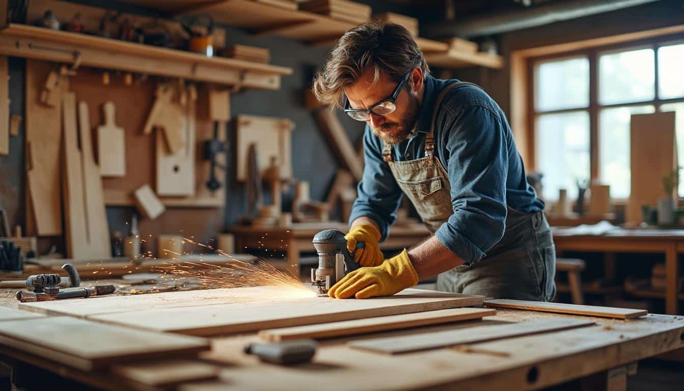 Illustration: Pourquoi opter pour une scie circulaire afin de couper un plan de travail ?