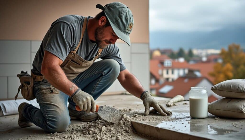 Dosage du mortier pour le faîtage de toiture : guide complet