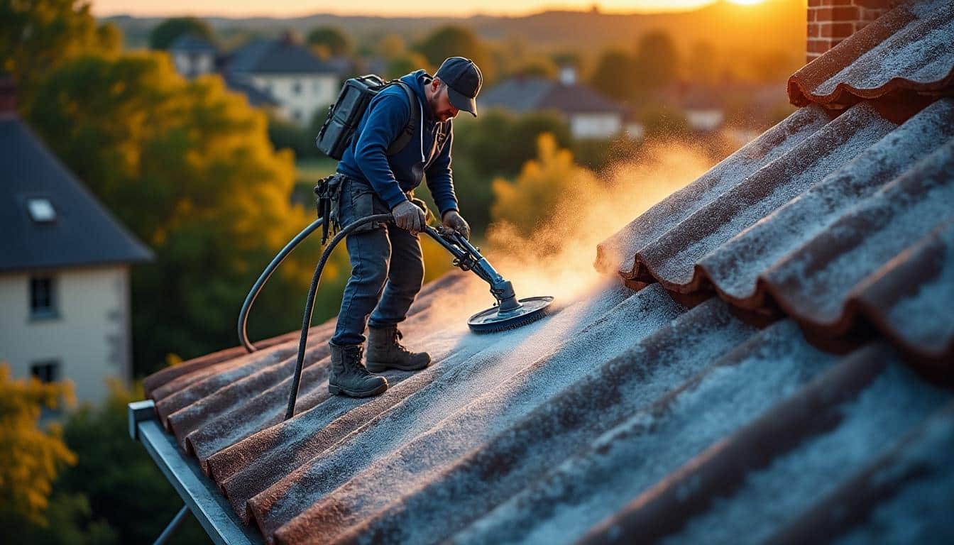Illustration: Comprendre le rôle et le fonctionnement du pulvérisateur pour le nettoyage de toiture