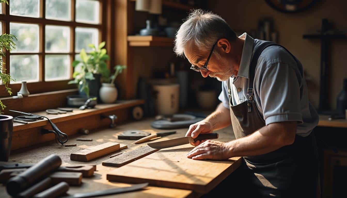 Illustration: Comprendre la spécificité de la scie japonaise Ryoba