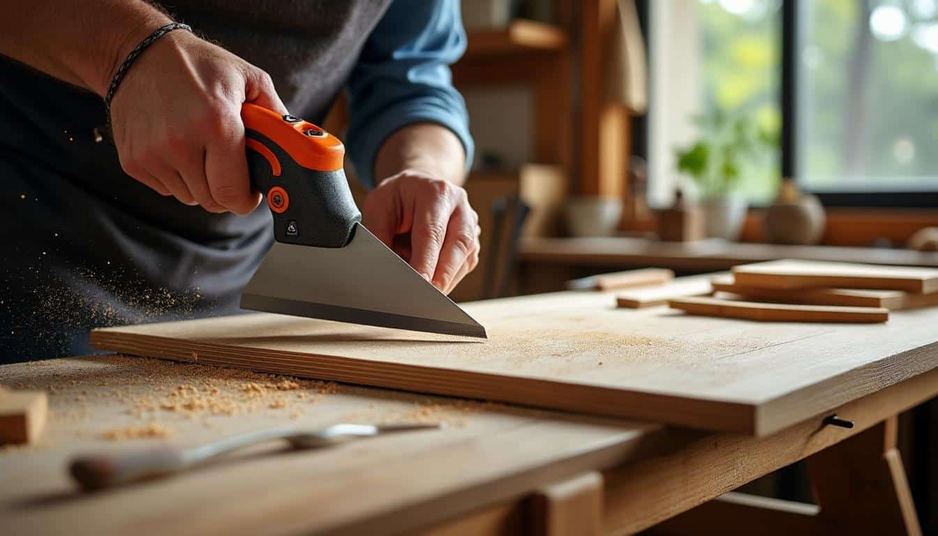Illustration: Maîtriser les techniques pour utiliser la scie japonaise Ryoba efficacement