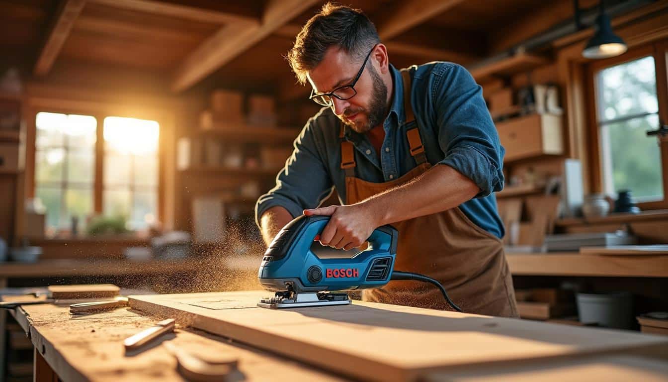 Illustration: Pourquoi la scie sauteuse Bosch PST 900 PEL séduit les bricoleurs exigeants