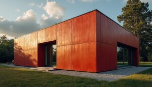 Toiture bac acier rouge : résistance, esthétique et conseils pratiques