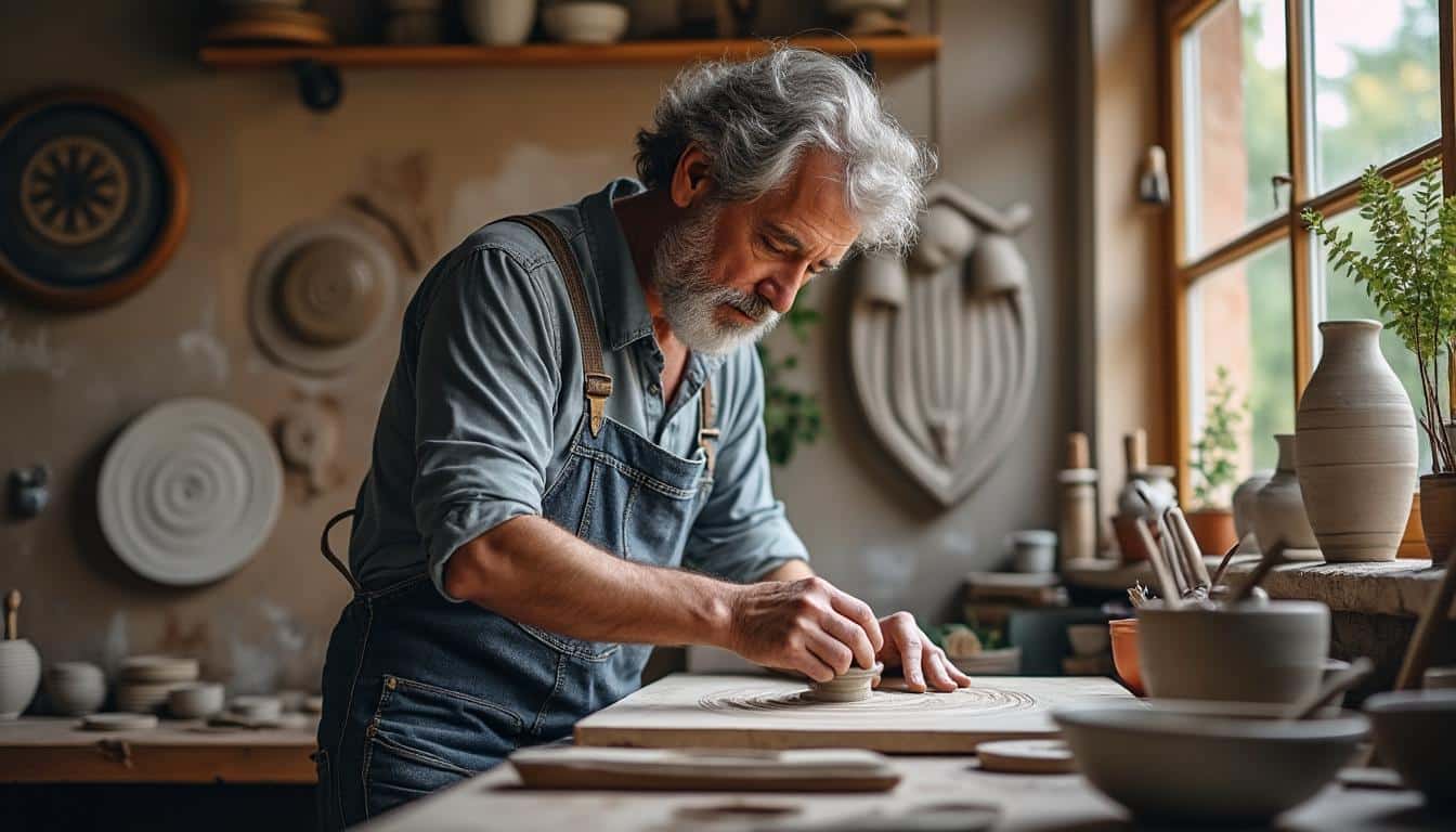 Illustration: Comprendre l’univers de l’applique murale en céramique faite main