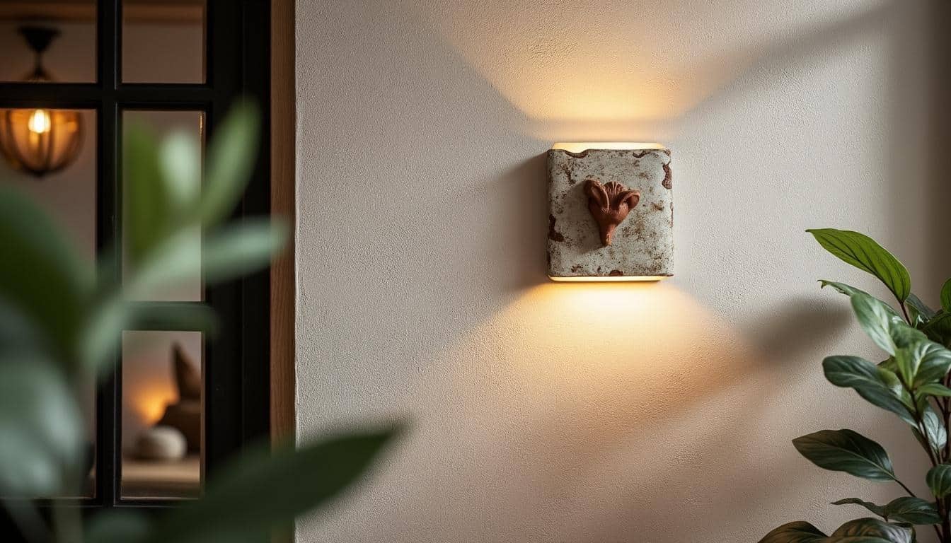 Applique murale en céramique artisanale : charme et savoir-faire unique