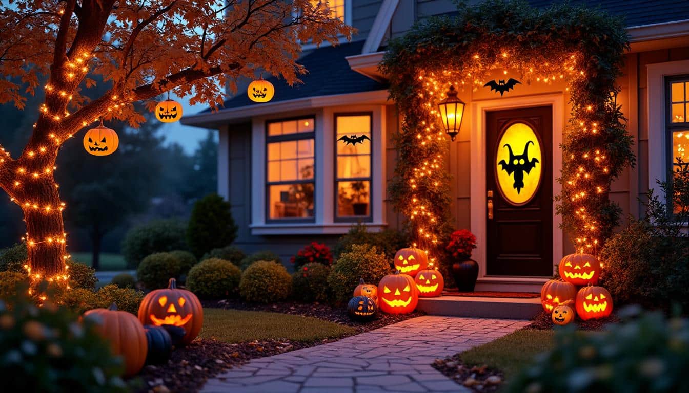 Illustration: Comment sublimer l’extérieur de votre maison pour Halloween