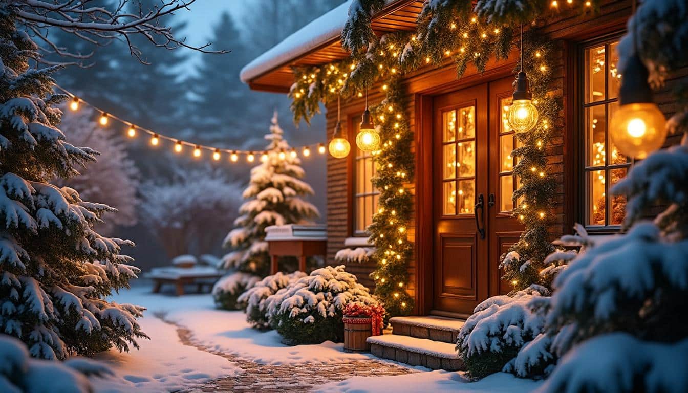 Décoration de Noël extérieur solaire : guide pour un éclairage écologique