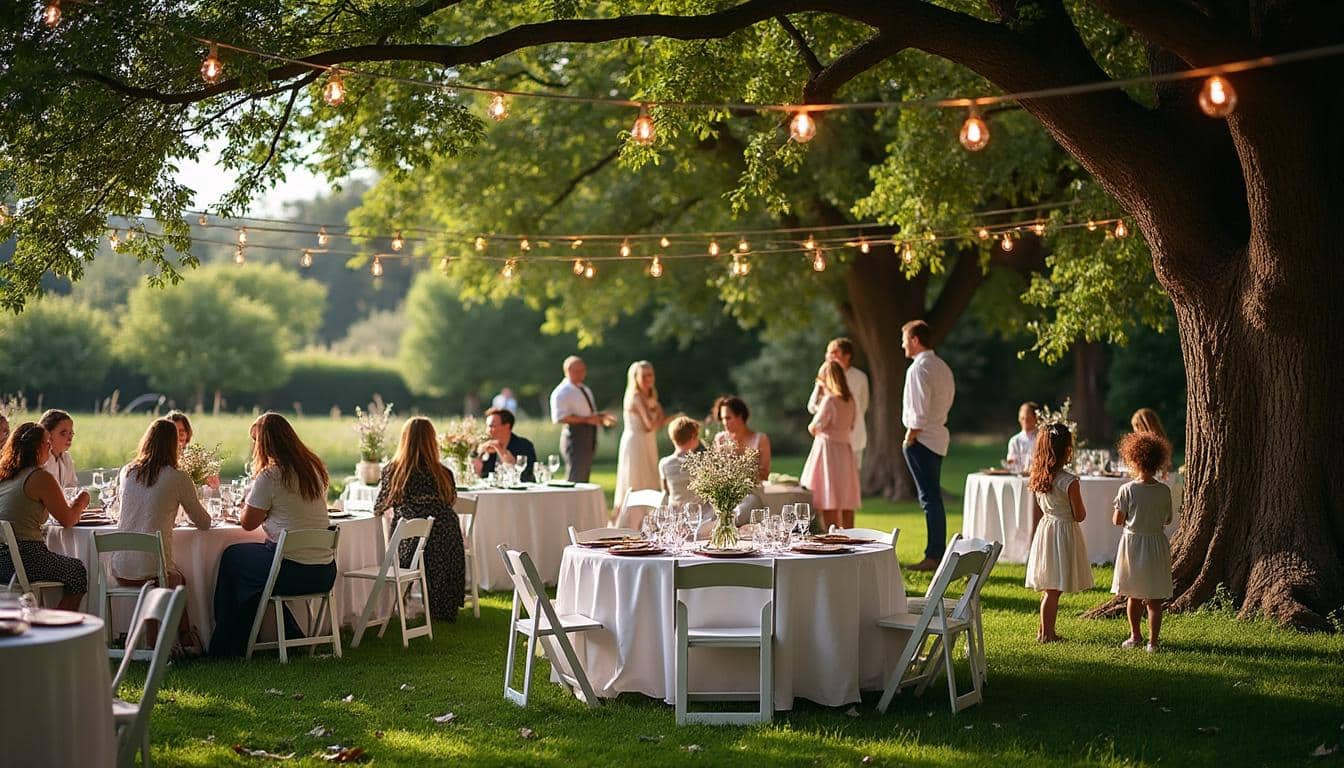 Illustration: Pourquoi la décoration d’un mariage en plein air change tout