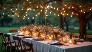 Décoration pour un mariage en extérieur : idées naturelles et élégantes