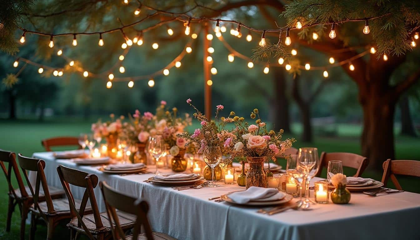 Décoration pour un mariage en extérieur : idées naturelles et élégantes