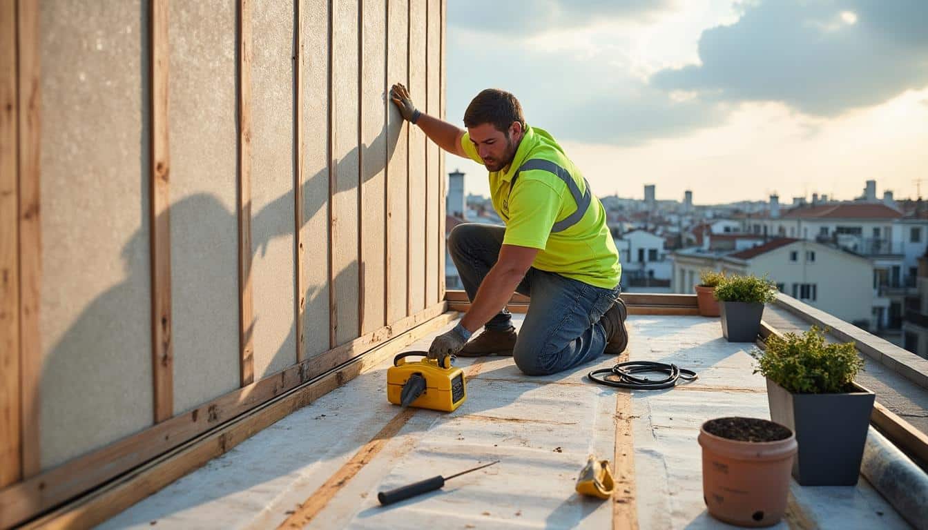 Illustration: Pourquoi l’isolation est-elle cruciale pour une toiture terrasse ?