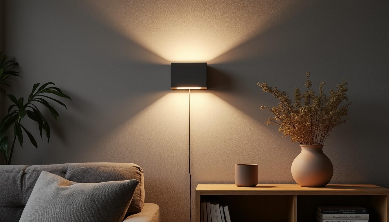 Applique murale sans électricité : éclairage pratique et sans fil