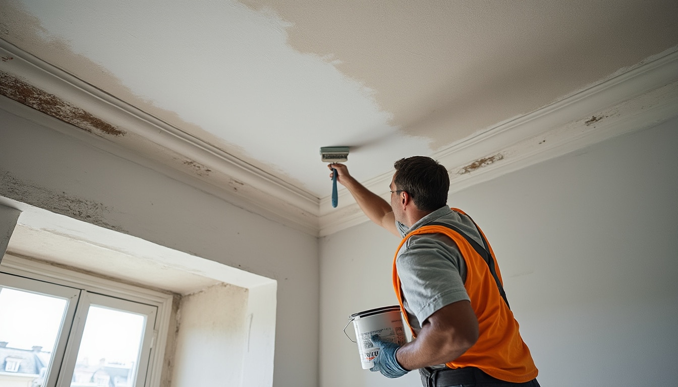 Peinture de plafond anti fissure : solution durable et efficace