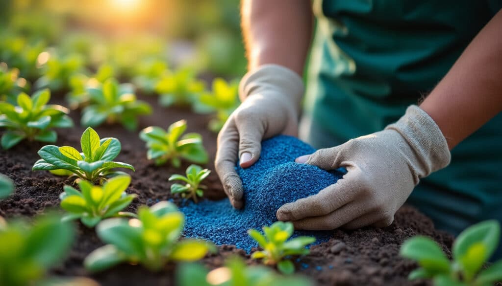 Engrais bleu : composition, avantages et mode d’emploi pour le jardin