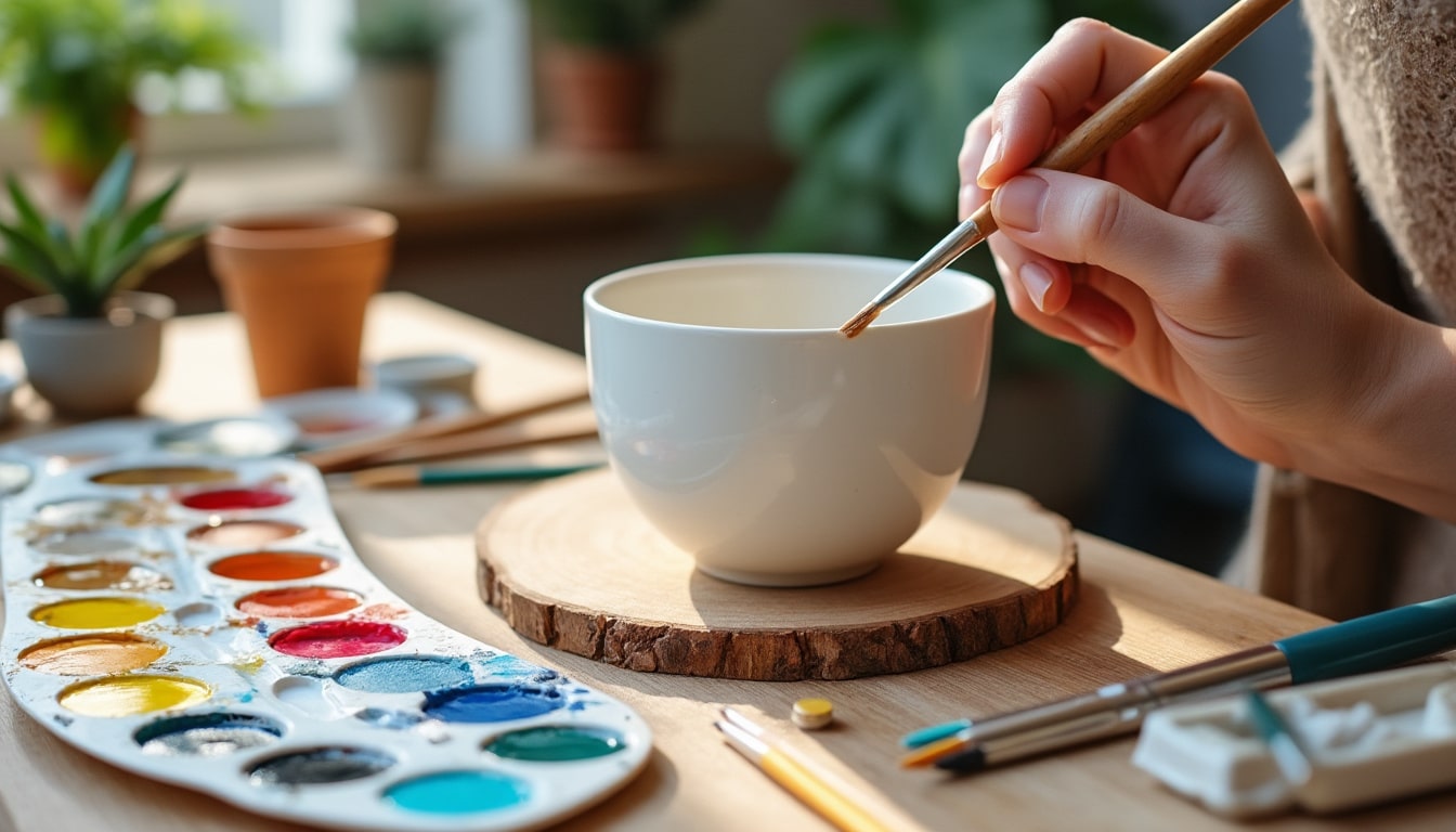 Peinture pour céramique : techniques et conseils pour décorer vos objets