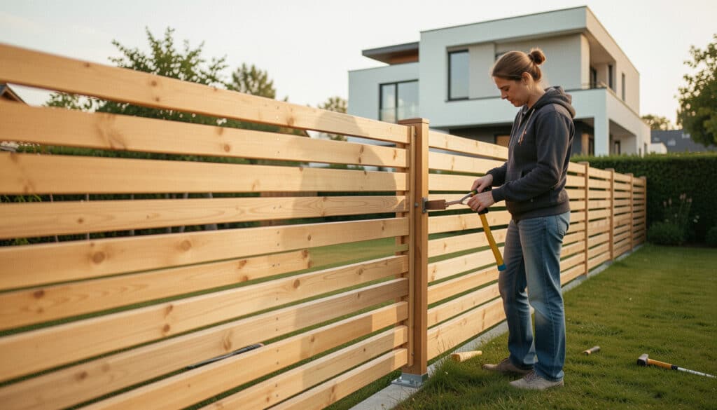 Lame de clôture en bois : bien choisir et poser