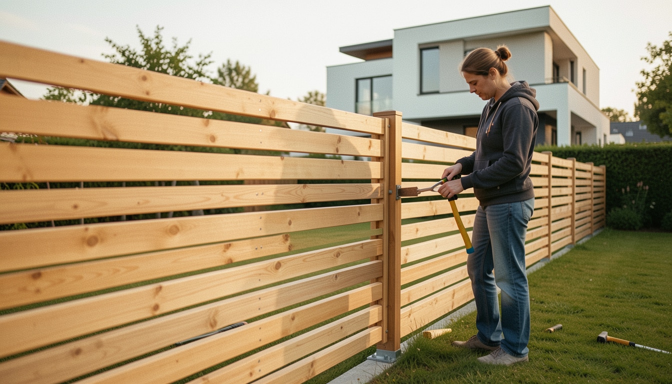 Lame de clôture en bois : bien choisir et poser