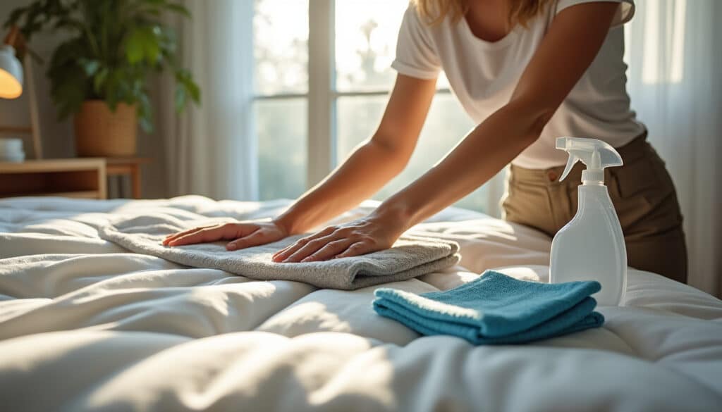 Nettoyage du matelas : méthodes efficaces pour un sommeil sain