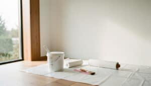Peinture blanche satinée : usages, atouts et application